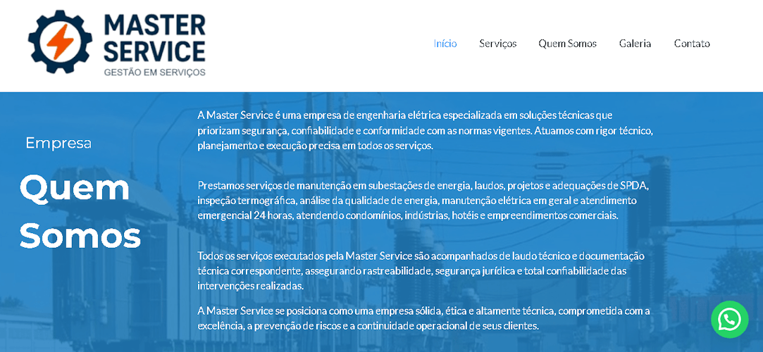 Manutenção de subestações e SPDA